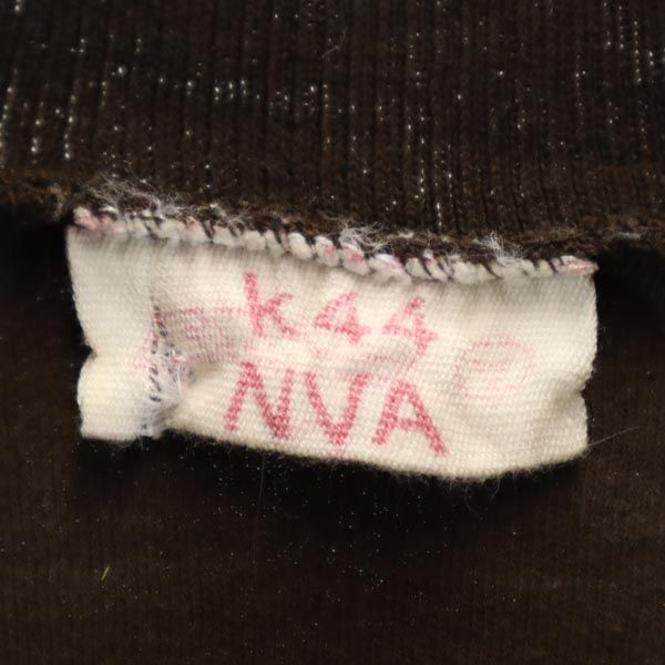 EAST GERMANY ARMY 東ドイツ軍 ヴィンテージ トレーニング 長袖 ハーフジップ トレーナー ブラウン系 スウェット メンズ