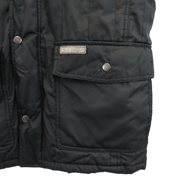 FIRSTDOWN ファーストダウン キルティングジャケット M ブラック メンズ