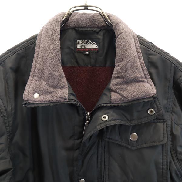 FIRSTDOWN ファーストダウン キルティングジャケット M ブラック メンズ