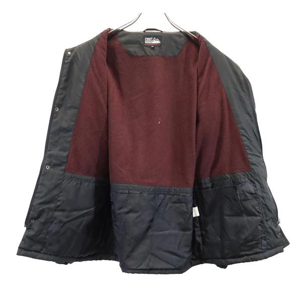 FIRSTDOWN ファーストダウン キルティングジャケット M ブラック メンズ