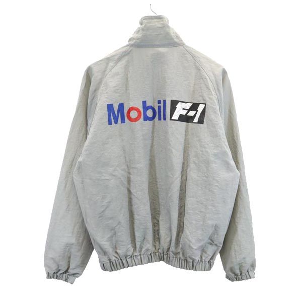 Mobil-F1 モービル 日本製 ナイロンジャケット F グレー メンズ