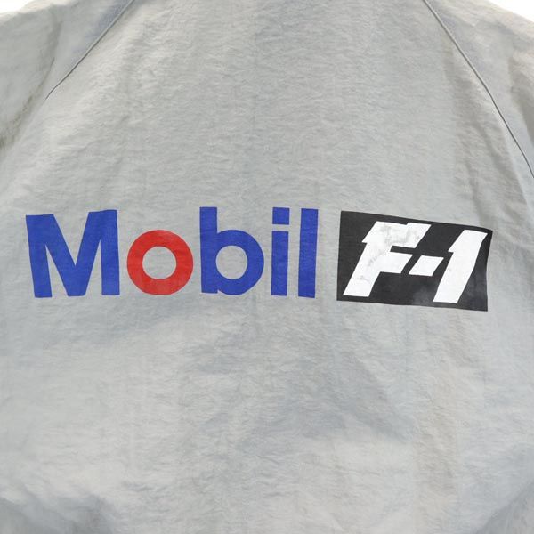 Mobil-F1 モービル 日本製 ナイロンジャケット F グレー メンズ