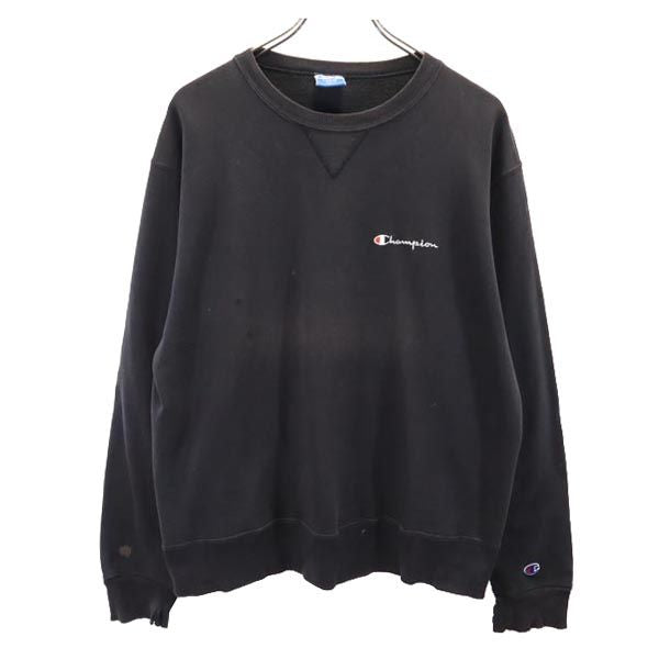Champion チャンピオン スウェット トレーナー L ブラック メンズ