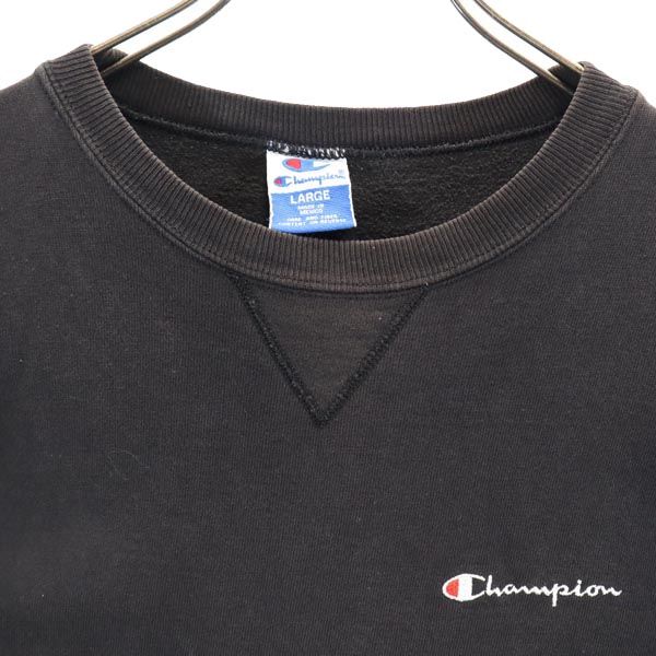 Champion チャンピオン スウェット トレーナー L ブラック メンズ