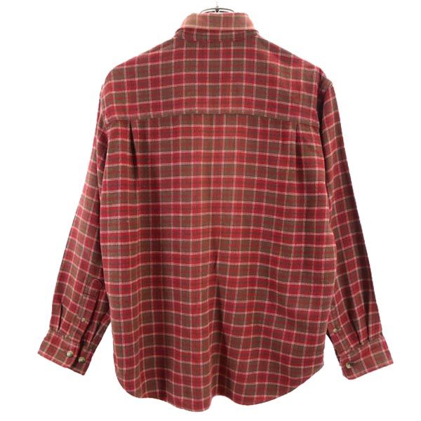 THE NORTH FACE ノースフェイス アウトドア NT26302 長袖 チェックシャツ S レッド系 メンズ