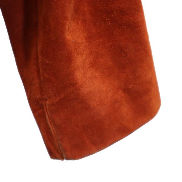 Sears JR Bazaar スエードレザージャケット 11 ブラウン系 フード レディース