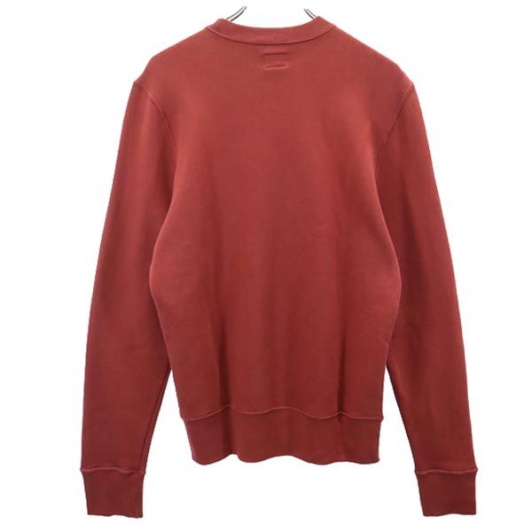 Calvin klein Jeans カルバンクラインジーンズ 長袖 裏起毛 トレーナー S ブラウン系 スウェット メンズ