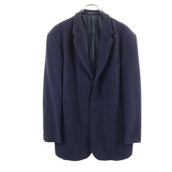 Emporio Armani エンポリオアルマーニ イタリア製 ウール テーラードジャケット ネイビー メンズ