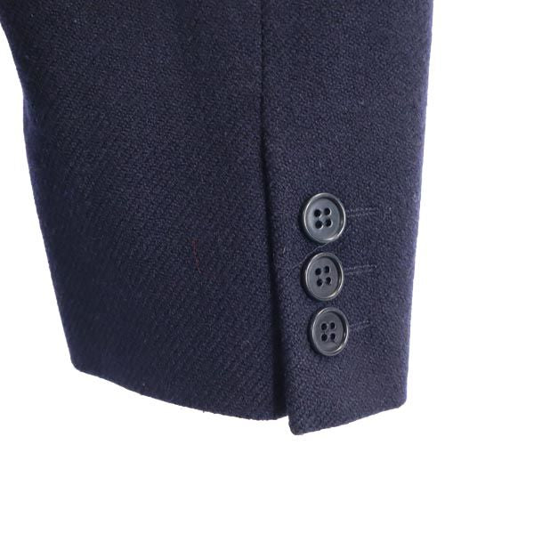 Emporio Armani エンポリオアルマーニ イタリア製 ウール テーラードジャケット ネイビー メンズ