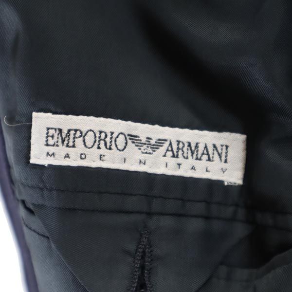 Emporio Armani エンポリオアルマーニ イタリア製 ウール テーラードジャケット ネイビー メンズ