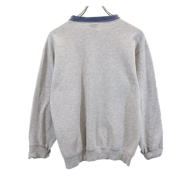 TOMMY HILFIGER トミーヒルフィガー オールド USA製 長袖 スウェット トレーナー M グレー 裏起毛 メンズ