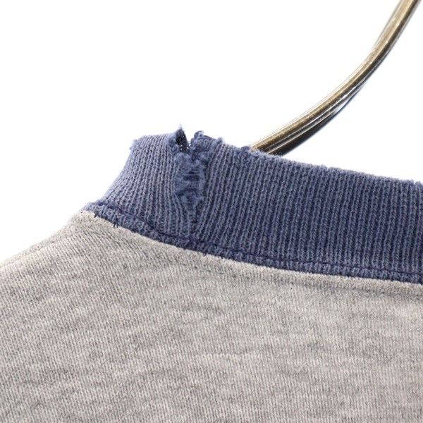 TOMMY HILFIGER トミーヒルフィガー オールド USA製 長袖 スウェット トレーナー M グレー 裏起毛 メンズ