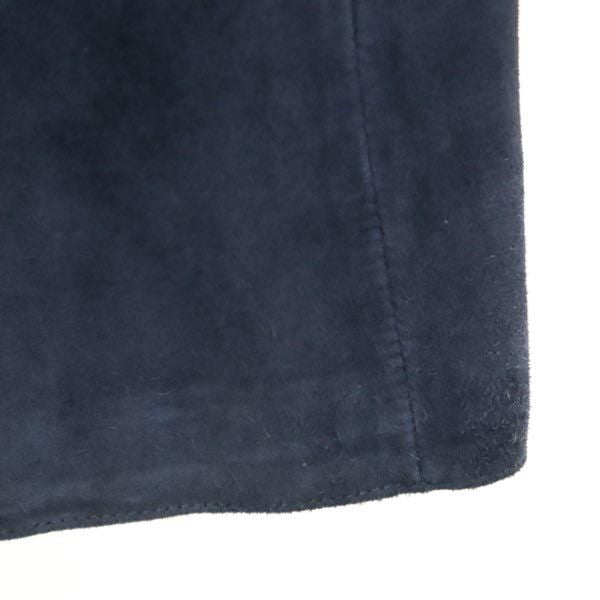 カントリーロード 長袖 スエードレザージャケット L ネイビー系 COUNTRY ROAD レディース