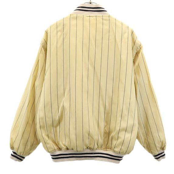 モルツビール 長袖 リバーシブル スタジャン L ゴールド MALTS BEER メンズ