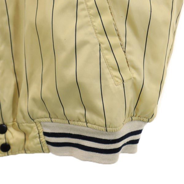 MALTS BEER モルツビール 長袖 リバーシブル スタジャン L ゴールド メンズ