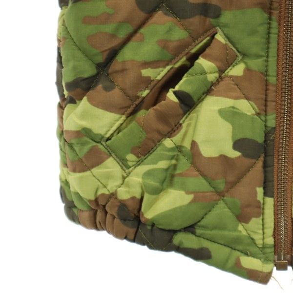 ブリーズ ベトジャン 復刻 迷彩柄 キルティングジャケット 80 カーキ系 BREEZE キッズ