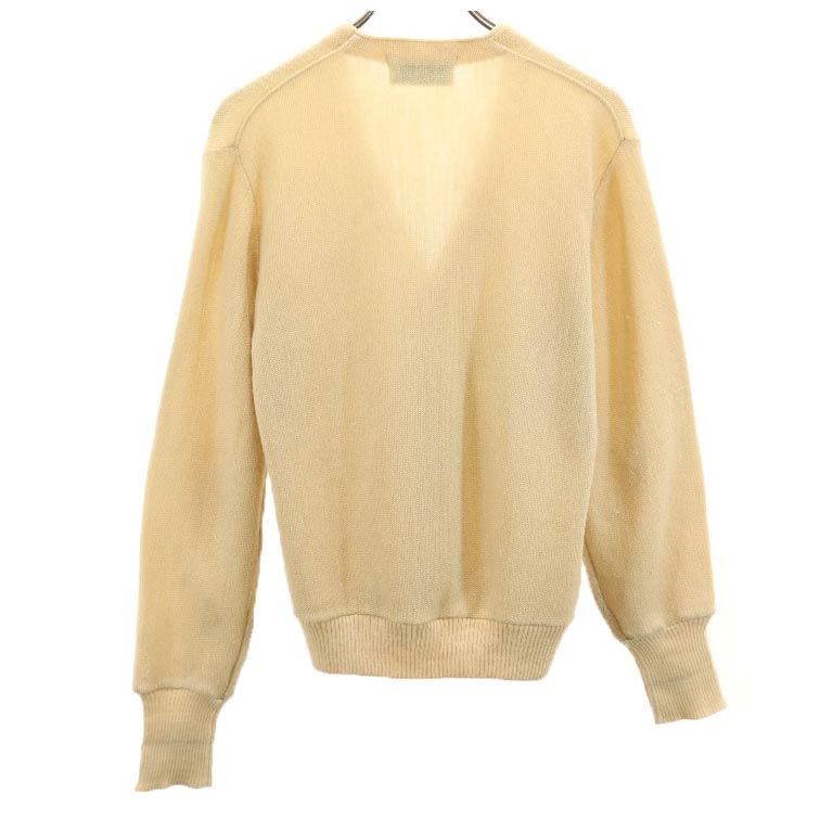 アーノルドパーマー 長袖 Vネック ニット カーディガン M ベージュ系 Arnold Palmer メンズ