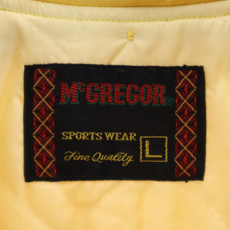 McGregor マックレガー 日本製 中綿ジャケット L イエロー レディース