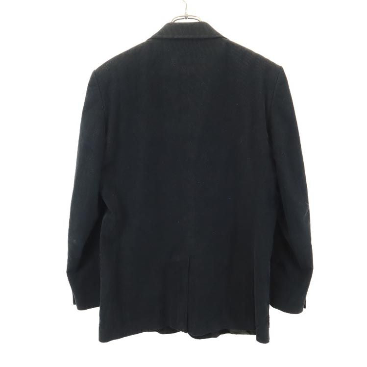 ドルチェアンドガッバーナ イタリア製 コーデュロイ テーラードジャケット 36/50 黒 DOLCE&GABBANA メンズ