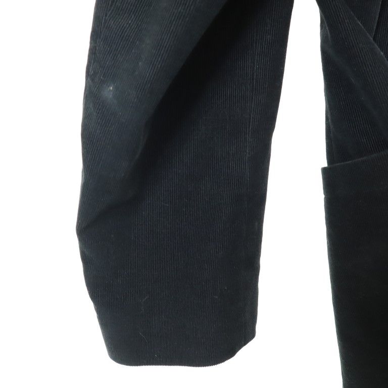 DOLCE&GABBANA ドルチェアンドガッバーナ イタリア製 コーデュロイ テーラードジャケット 36/50 黒 メンズ