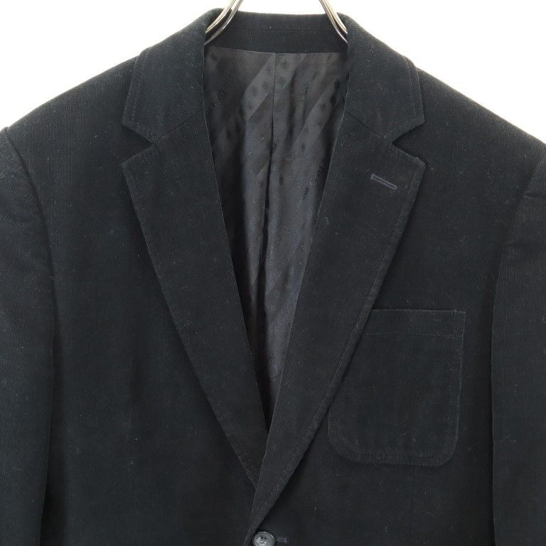 DOLCE&GABBANA ドルチェアンドガッバーナ イタリア製 コーデュロイ テーラードジャケット 36/50 黒 メンズ
