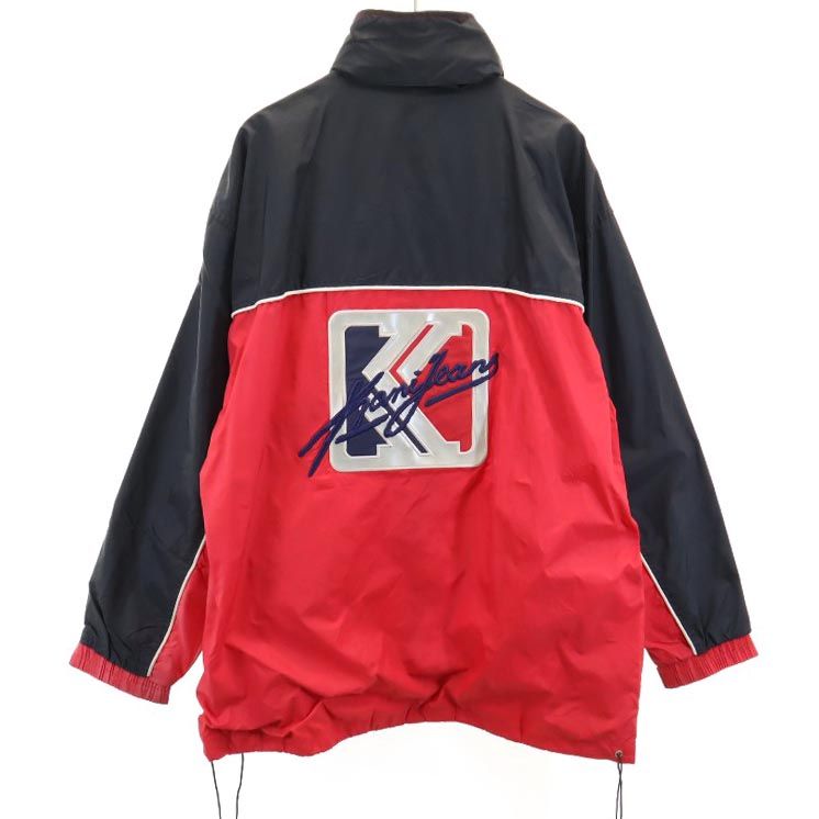 カナイジーンズ 長袖 ジップジャケット XL レッド系 Kani Jeans KARL KANI フード メンズ