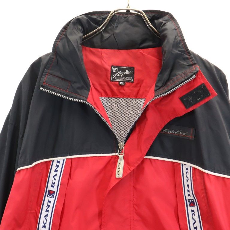 カナイジーンズ 長袖 ジップジャケット XL レッド系 Kani Jeans KARL KANI フード メンズ