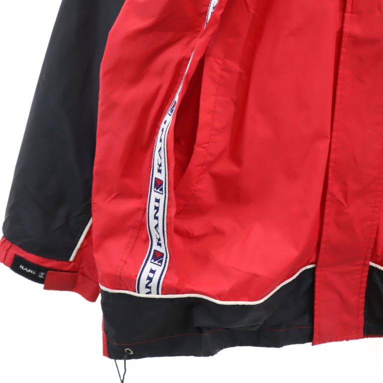 カナイジーンズ 長袖 ジップジャケット XL レッド系 Kani Jeans KARL KANI フード メンズ
