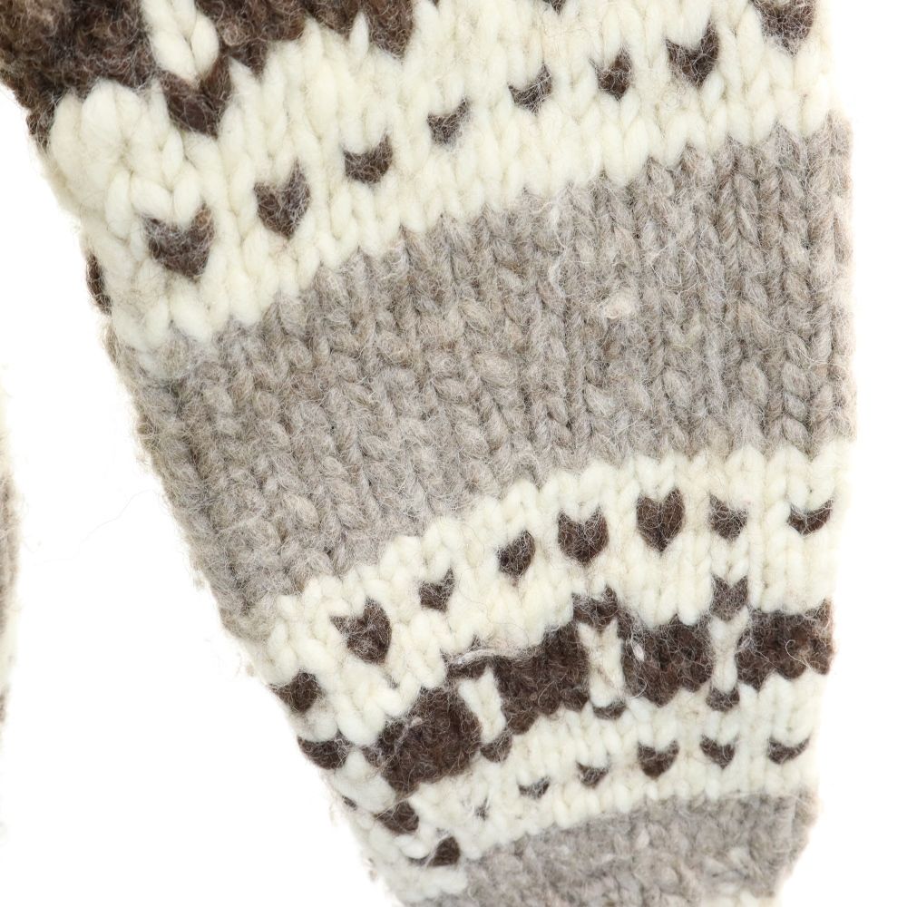 カナタ 長袖 カウチンジャケット ベージュ系 KANATA メンズ