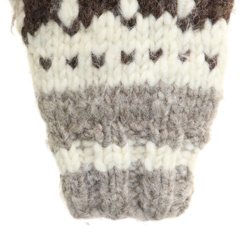 カナタ 長袖 カウチンジャケット ベージュ系 KANATA メンズ