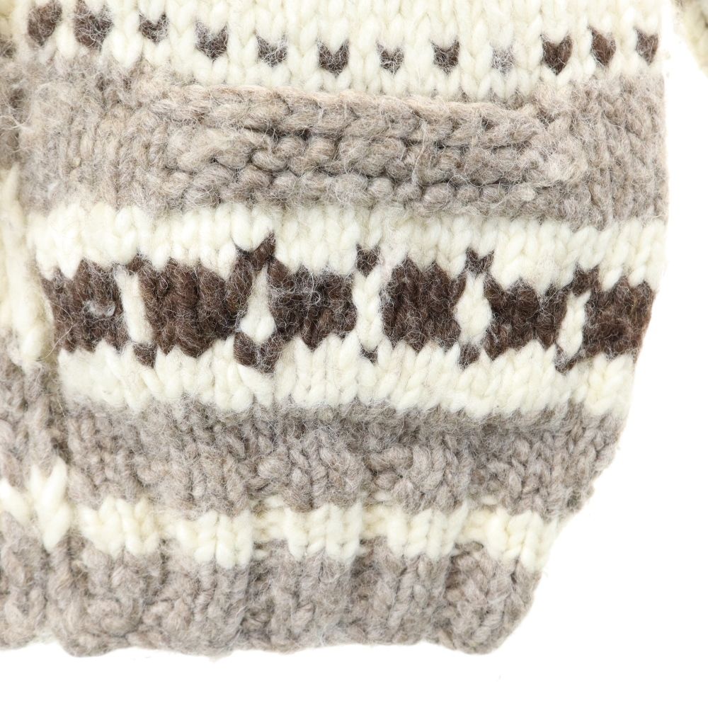 カナタ 長袖 カウチンジャケット ベージュ系 KANATA メンズ