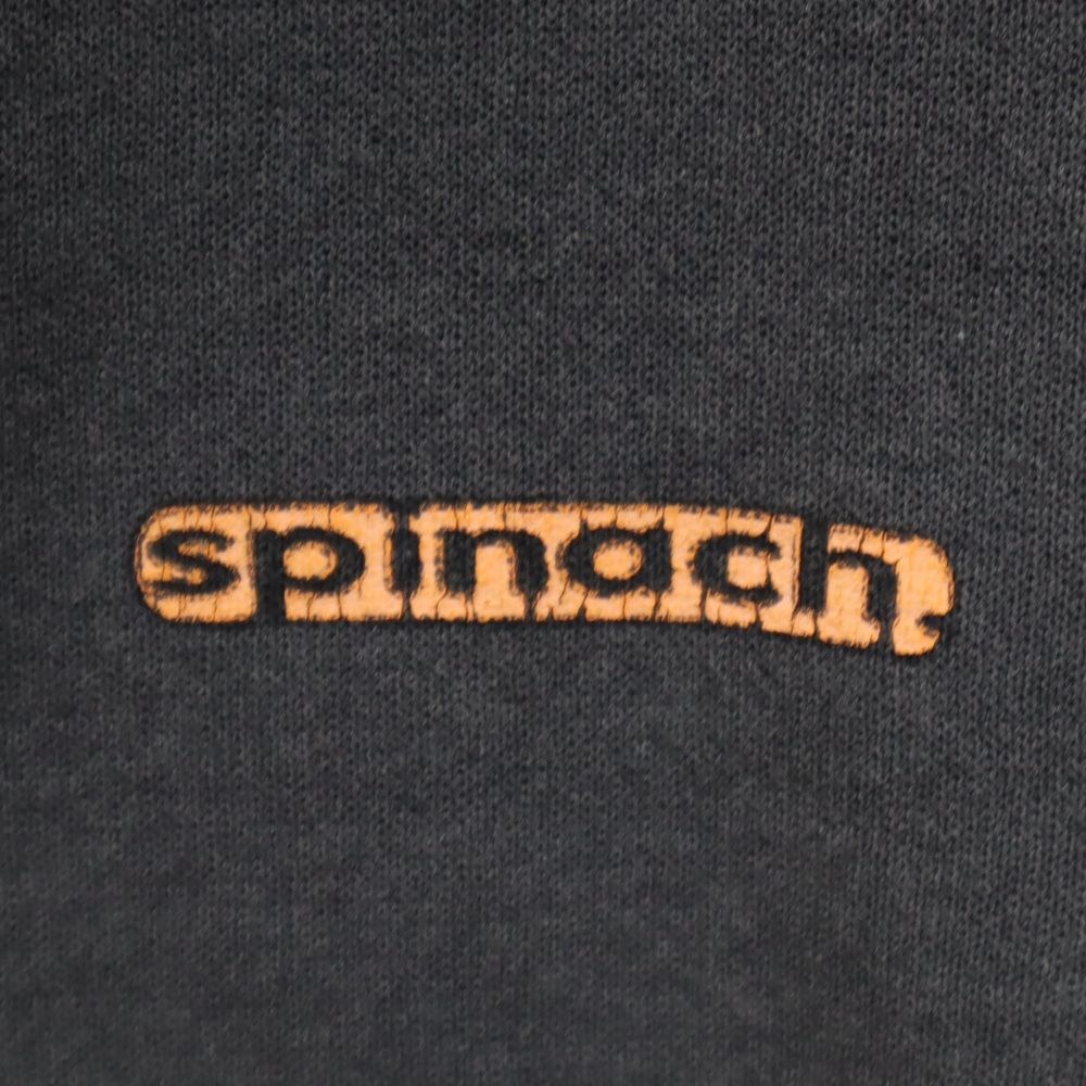 Spinach 長袖 ヘンリーネック トレーナー L グレー系 裏起毛 メンズ
