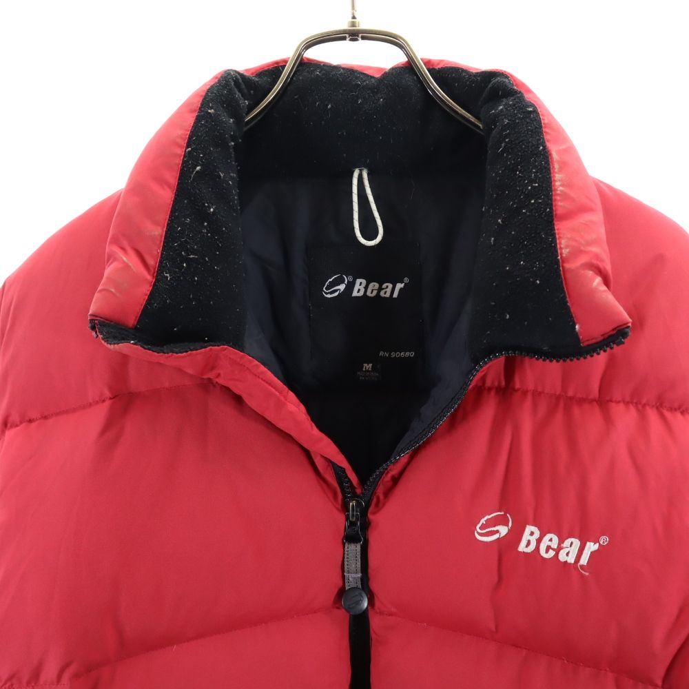 ベアー ダウンジャケット M レッド Bear メンズ