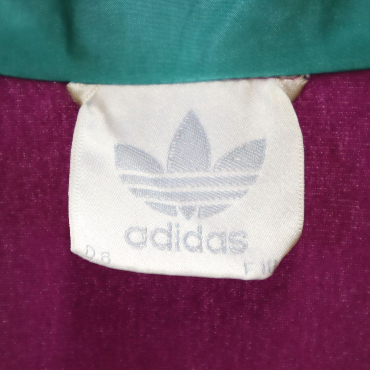 アディダス 80s ヴィンテージ トレフォイルロゴ トレーニング 長袖 トラックジャケット M ブルー系 adidas メンズ