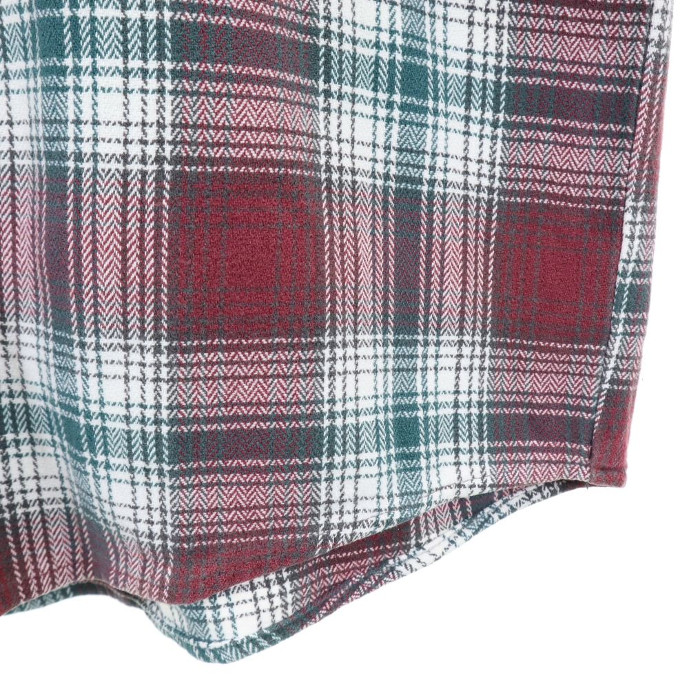 Levi's リーバイス 90s USA製 長袖 チェックシャツ L レッド系 メンズ