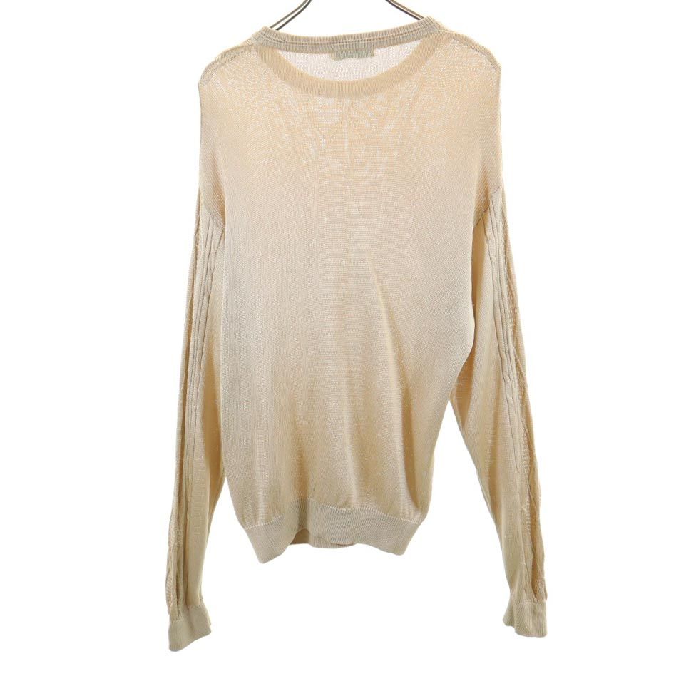 Burberrys バーバリーズ 90s シルク100% オールド 長袖 セーター M ベージュ系 ニット メンズ