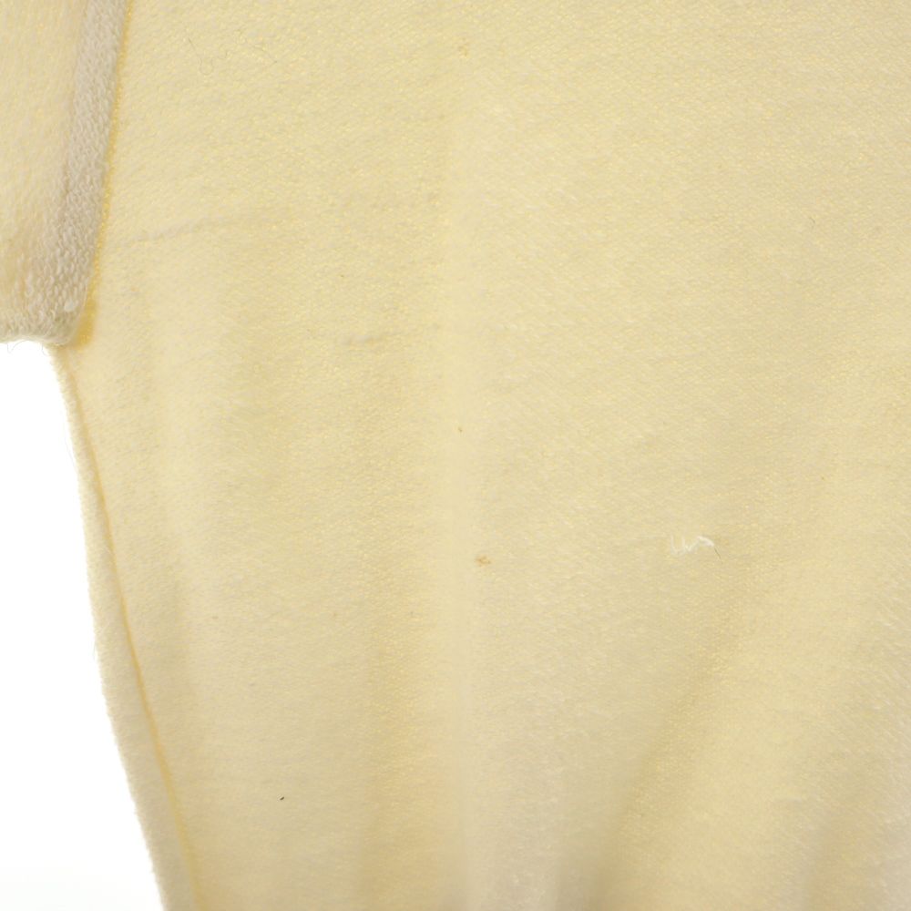 THANE 80s ヴィンテージ デザイン 長袖 Vネック トレーナー M アイボリー メンズ