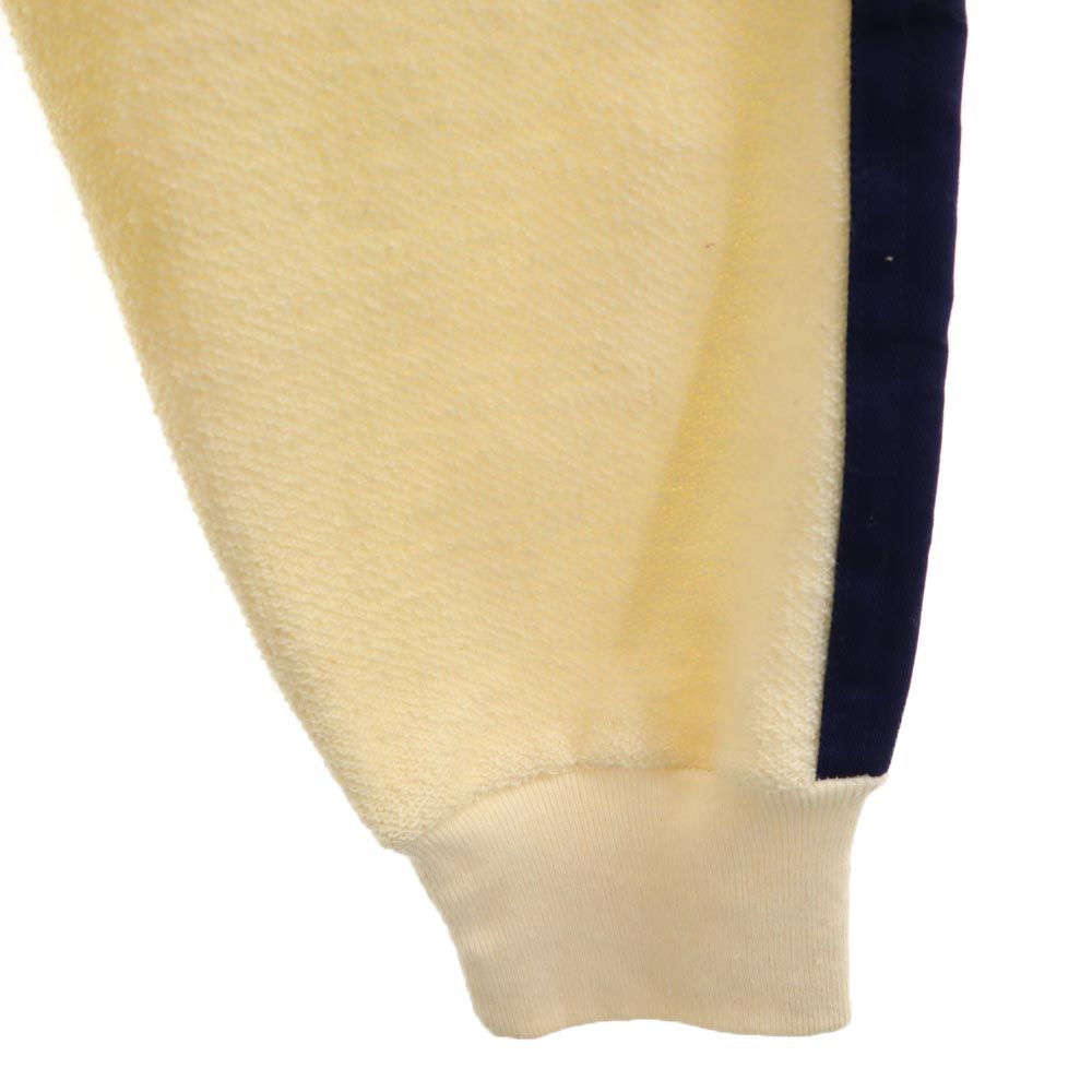 THANE 80s ヴィンテージ デザイン 長袖 Vネック トレーナー M アイボリー メンズ