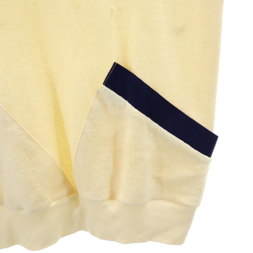 THANE 80s ヴィンテージ デザイン 長袖 Vネック トレーナー M アイボリー メンズ