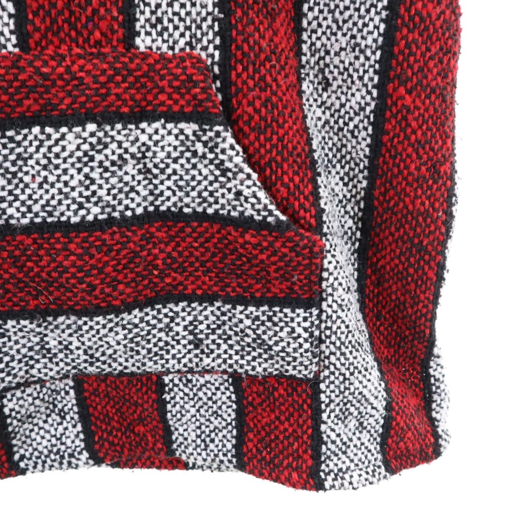 Mexican Parka メキシカンパーカー 90s メキパ 総柄 長袖 パーカー S レッド系 レディース