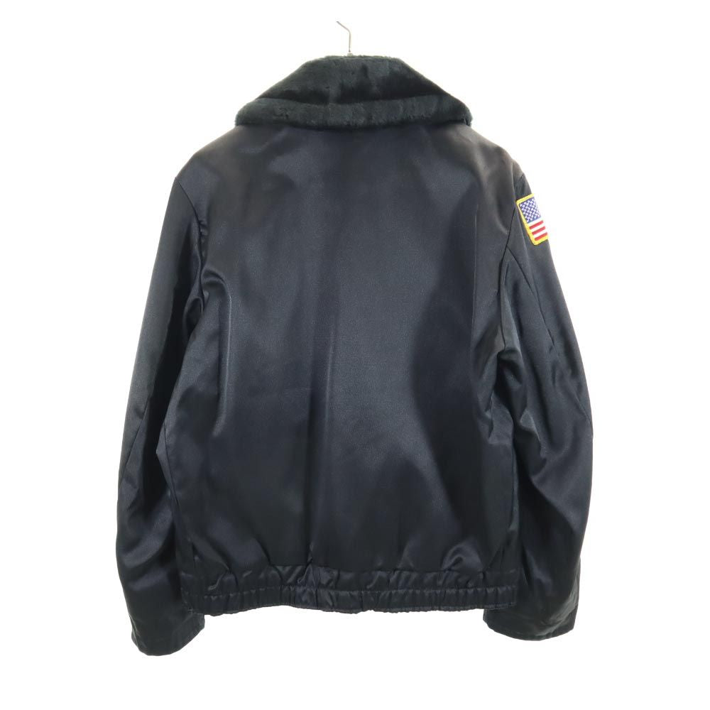 ゴールデンフリース 80s スピワック ポリスマンジャケット ヴィンテージ ファー ジャケット 38 ブラック GOLDEN FLEECE メンズ