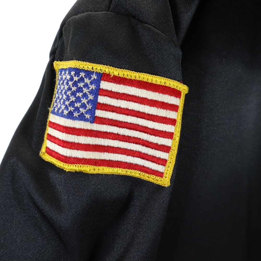 ゴールデンフリース 80s スピワック ポリスマンジャケット ヴィンテージ ファー ジャケット 38 ブラック GOLDEN FLEECE メンズ