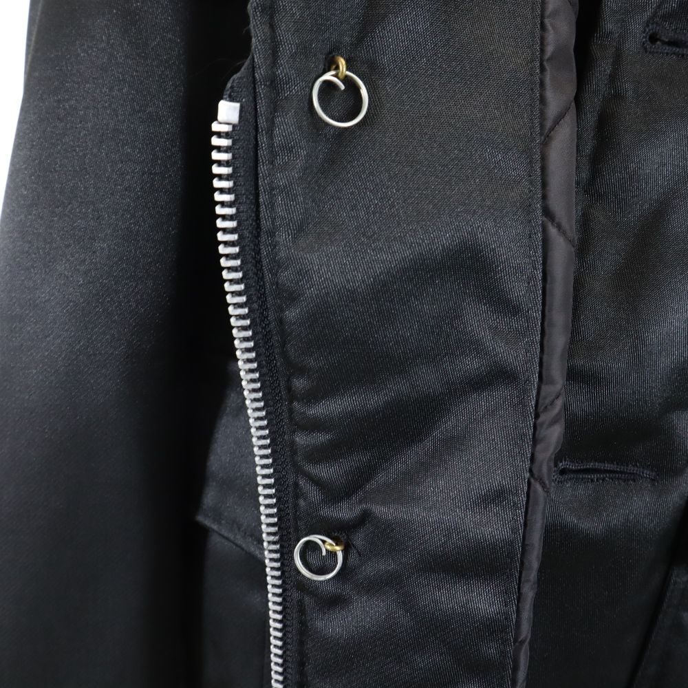 ゴールデンフリース 80s スピワック ポリスマンジャケット ヴィンテージ ファー ジャケット 38 ブラック GOLDEN FLEECE メンズ