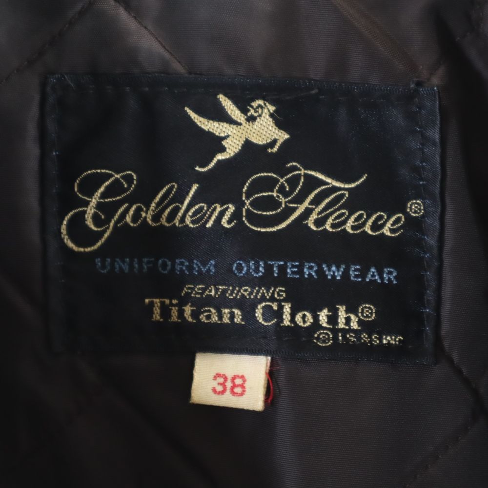 ゴールデンフリース 80s スピワック ポリスマンジャケット ヴィンテージ ファー ジャケット 38 ブラック GOLDEN FLEECE メンズ