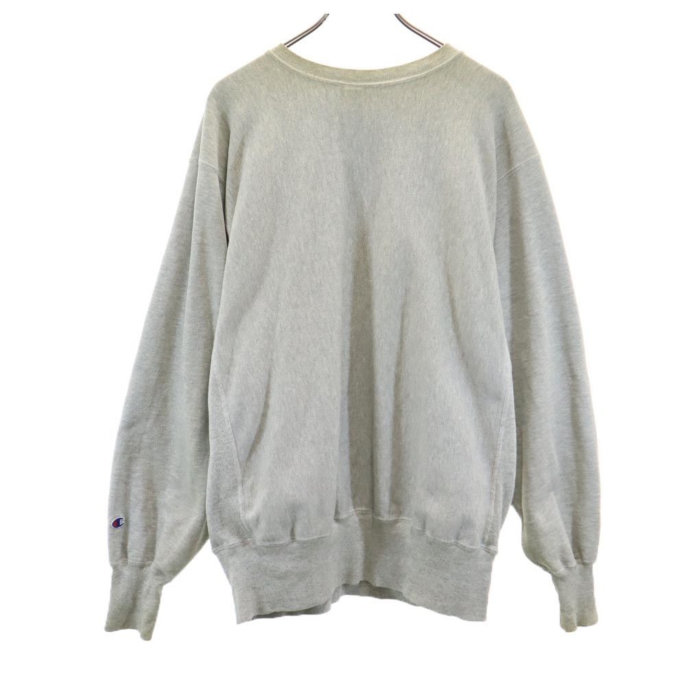 Champion チャンピオン 90s 刺繍タグ オールド リバースウィーブ 長袖 トレーナー XL グレー系 スウェット メンズ