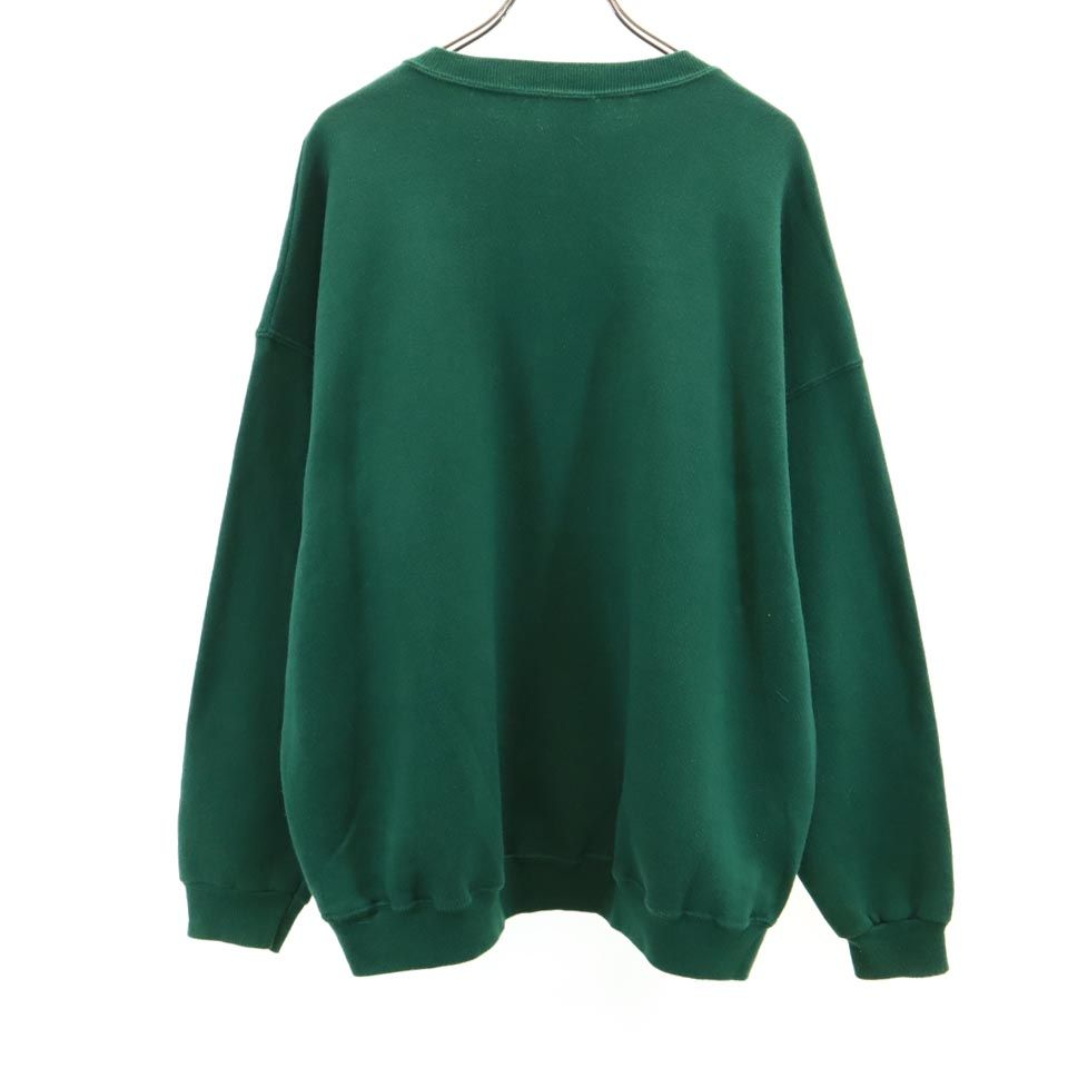 Champion チャンピオン 90s USA製 オールド オリンピック 長袖 トレーナー XXL グリーン系 スウェット 裏起毛 ビッグサイズ メンズ