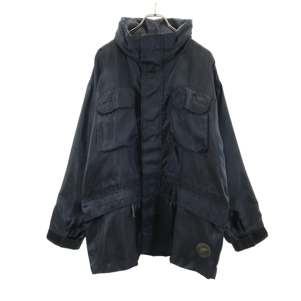 HUNTING WORLD ハンティングワールド ナイロンジャケット ブラック フード メンズ