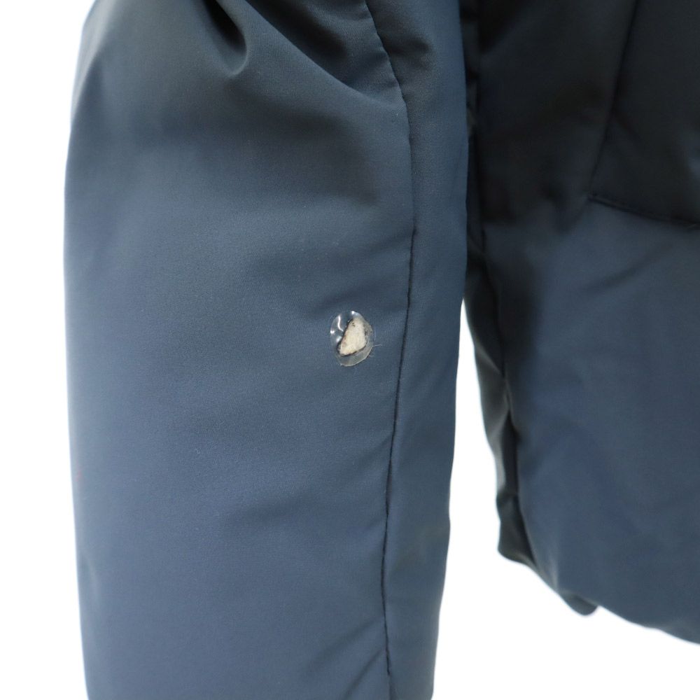 UNIQLO ユニクロ シームレス ダウンジャケット S ブルー フード レディース