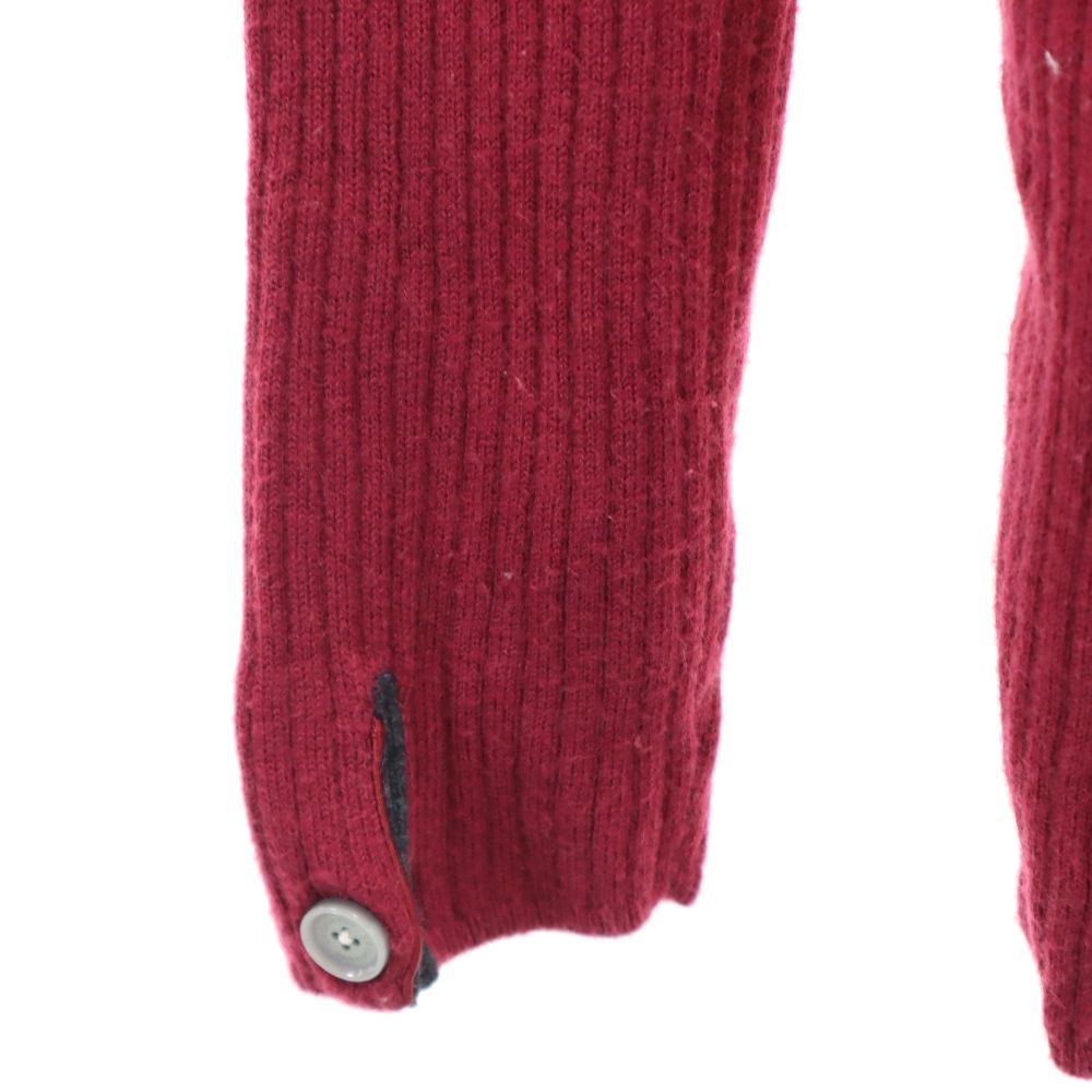 Calvin klein カルバンクライン ウールブレンド 長袖 Vネック セーター L レッド系 ニット メンズ