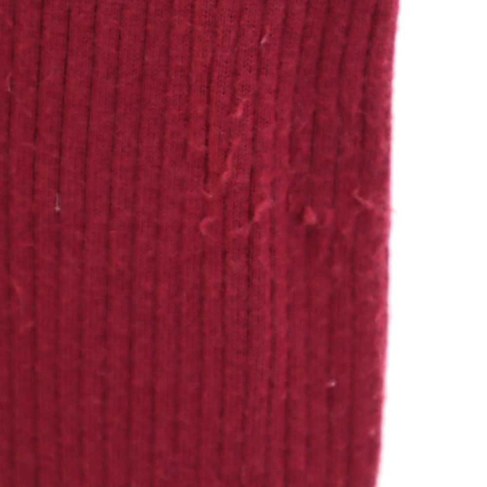 Calvin klein カルバンクライン ウールブレンド 長袖 Vネック セーター L レッド系 ニット メンズ
